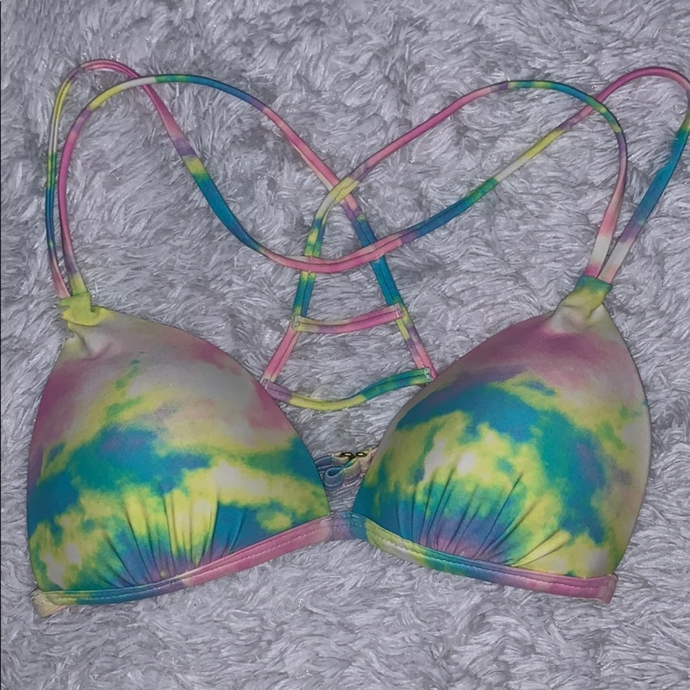 Tie Dye Bikini Top